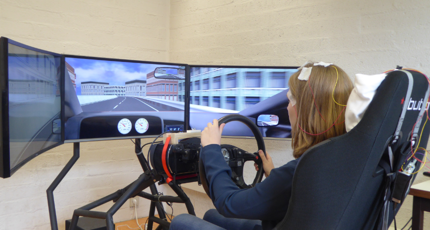 Test in driving simulator
